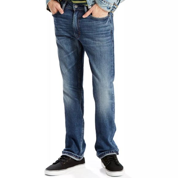Levi's 513 Men's Slim Straight Fit Blue Jeans Size 29x30 - Picture 1 of 9